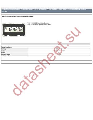 T1101BB datasheet  
